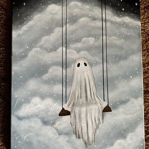Ghost on Swing Art Print